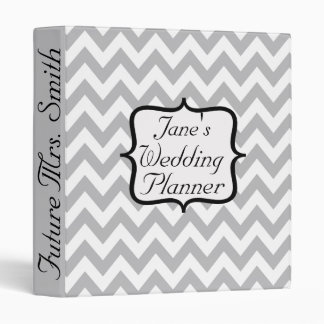 Future Mrs. Chevron Wedding Planner Binder
