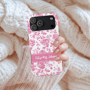 Future Mrs Custom Elegant Floral Bridal Party iPhone 17 Pro Max Case