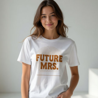 Future Mrs Custom Last Name | Personalized Name T-Shirt