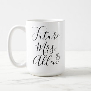 Future Mrs Mugs No Minimum Quantity Zazzle