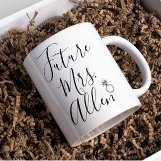 Future Mrs. Custom/Personalized Name Coffee Mug