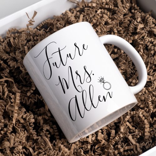 Future Mrs CustomPersonalized Name Coffee Mug