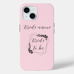 "Future Mrs. [Customizable Name]" Bride-to-Be iPhone 15 Case