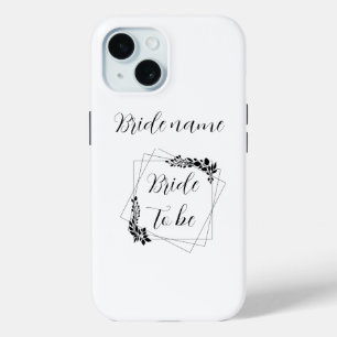 "Future Mrs. [Customizable Name]" Bride-to-Be iPhone 15 Case