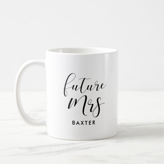Future Mrs Future Bride Coffee Mug (Left)