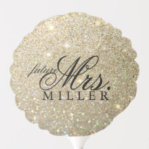 future Mrs Gold Glitter Bridal Shower