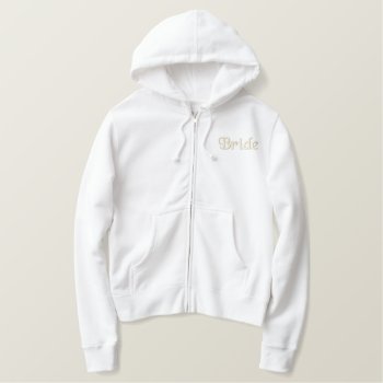 Future Mrs. Gosling Embroidered Hoodie by VegasPartyGifts at Zazzle