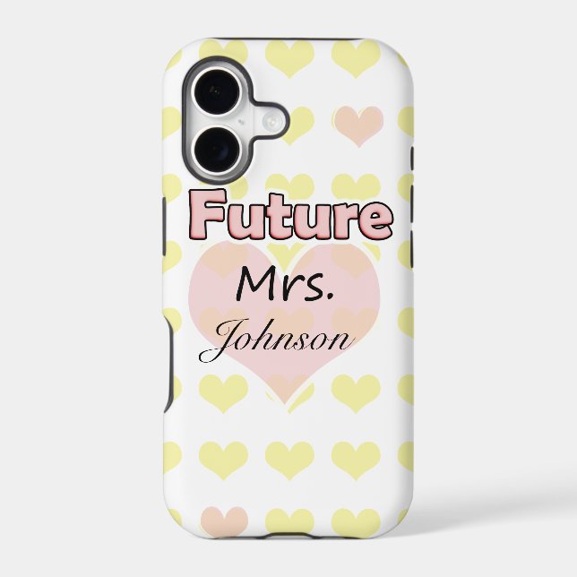 Future Mrs. Iphone Case (Back)
