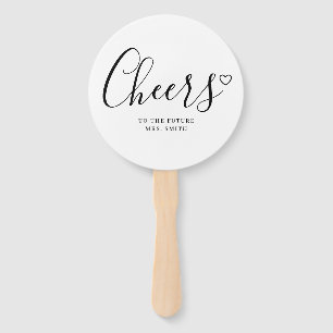 Future Mrs Modern Bridal Shower Hand Fan