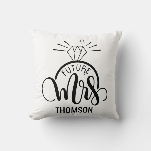 Future MRS - Personalized engagement pillow (Front)