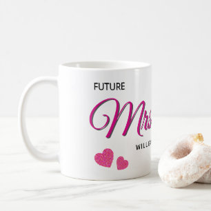 Future Mrs Personalized Wedding Design Coffee Mug