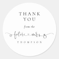 Future Mrs Ring Heart Bridal Shower Thank You