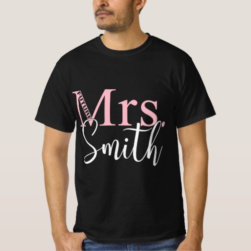 Future Mrs Smith Bachelorette Party Bridal Shower T_Shirt