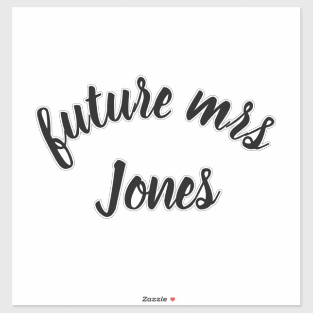 Future Mrs Sticker (Sheet)
