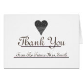 Future Mrs. Thank you Red Heart note (Front Horizontal)