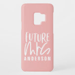 Future mrs typography engagement gift Case-Mate samsung galaxy s9 case<br><div class="desc">Future mrs typography engagement gift. Modern,  graphic design. Ideal for bachelorette party or bridal shower parties.</div>