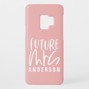 Future mrs typography engagement gift Case-Mate samsung galaxy s9 case
