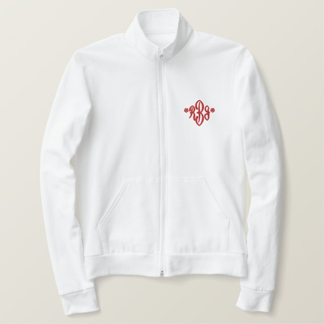 Future Mrs. Zip Up Embroidered Jacket (Design Front)