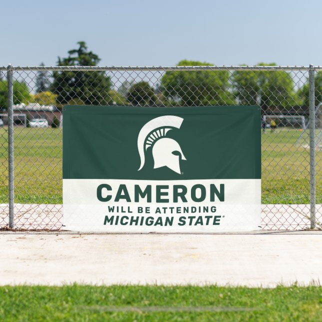 Future MSU Michigan State Graduation Banner (Insitu)