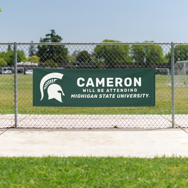 Future MSU Michigan State Graduation Banner (Insitu)