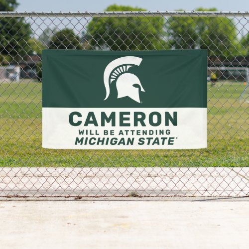 Future MSU Michigan State Graduation Banner