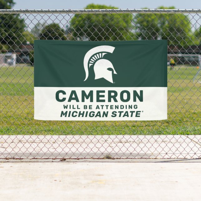 Future MSU Michigan State Graduation Banner (Insitu)