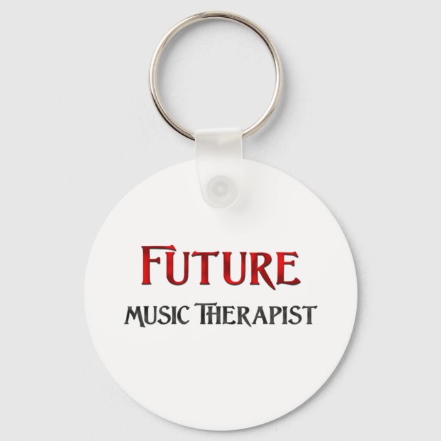 Future Music Therapist Keychain (Front)