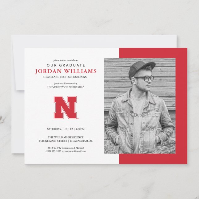 Future Nebraska Graduate Announcement (Front)