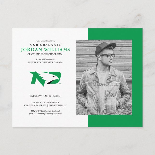 Future North Dakota Graduate Announcement Postcard (Front)
