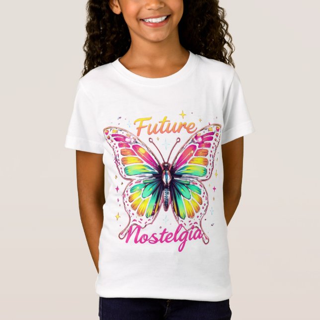 Future Nostalgia Girl" T-Shirt (Front)