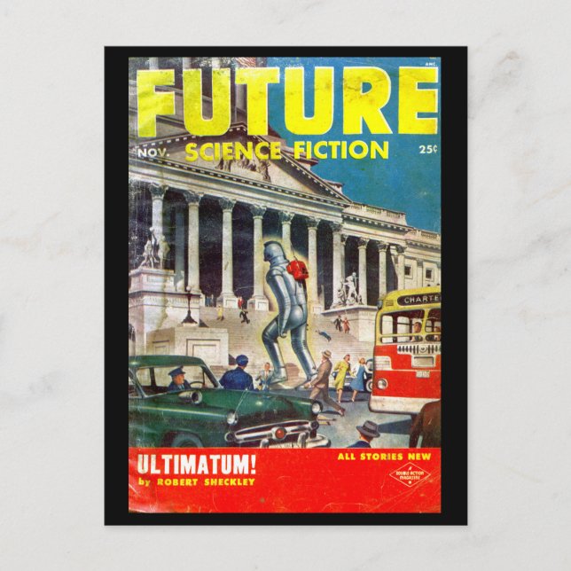 Future November 1953_Pulp Art Postcard (Front)