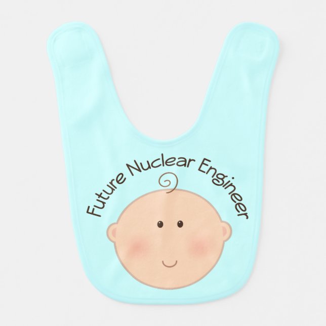 Future Nuclear Engineer Baby Infant Bib (Front)
