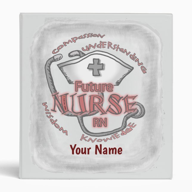 Future Nurse Axiom 3 Ring Binder (Front)