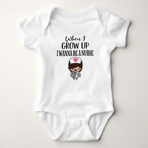 Future Nurse Baby Girl Outfit Baby Bodysuit