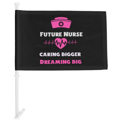 Future Nurse Car Flag
