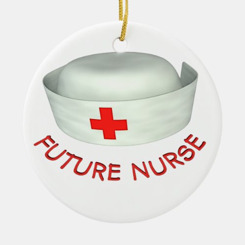 Future Nurse Ceramic Ornament