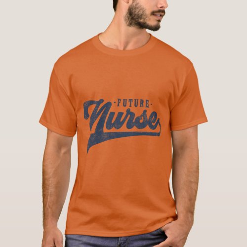 Future Nurse Cute Vintage Graphic T_Shirt