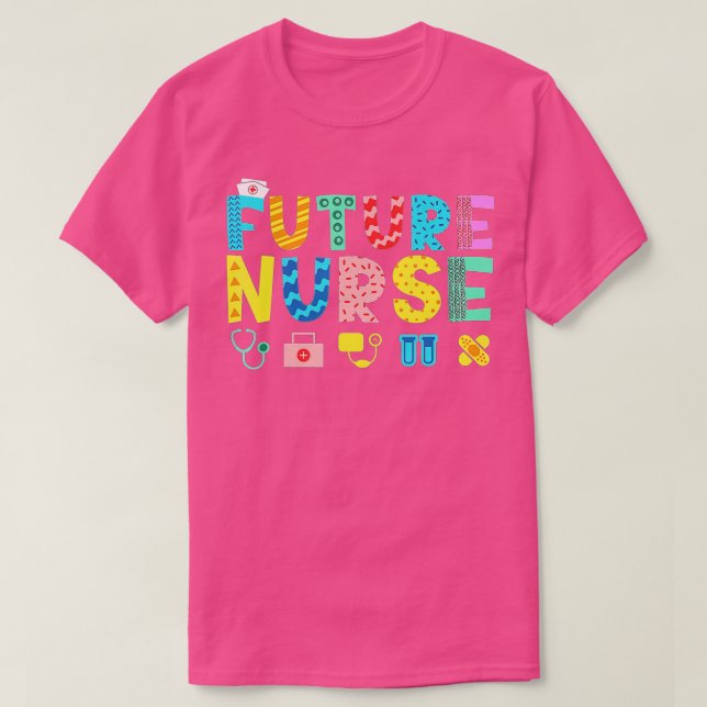 Future Nurse Kid's Career  T-Shirt (Design Front)