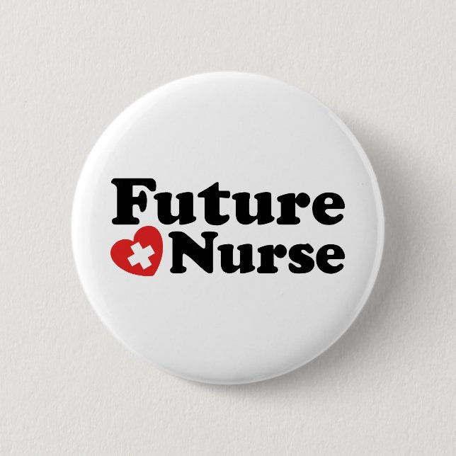 Future Nurse Pinback Button (Front)