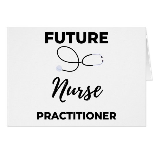 Future Nurse Practitioner 2 Cards (Front Horizontal)