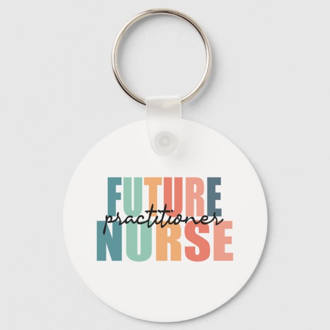 Future Nurse Practitioner - NP  Keychain (Front)