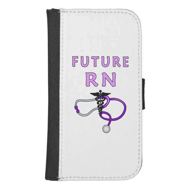 Future Nurse RN Medical Samsung Galaxy Wallet Case (Front)