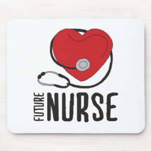 Future Nurse Soon to be Nurse Art Registered Nurse Mouse Pad