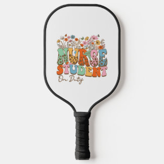 Future Nurse Student On Duty Pickleball Paddle