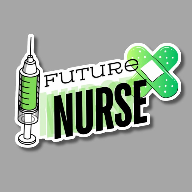 Future Nurse Waterproof  Sticker (Creator Uploaded)