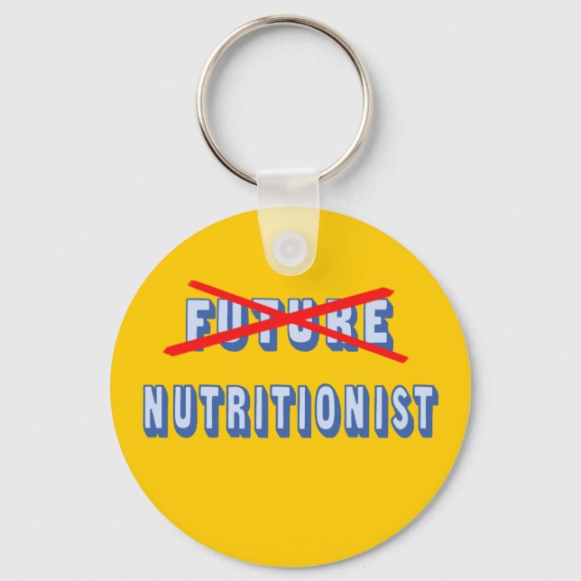 Future Nutritionist No More Keychain (Front)