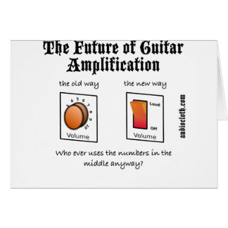 Future Of Guitar Amplification on White Cards