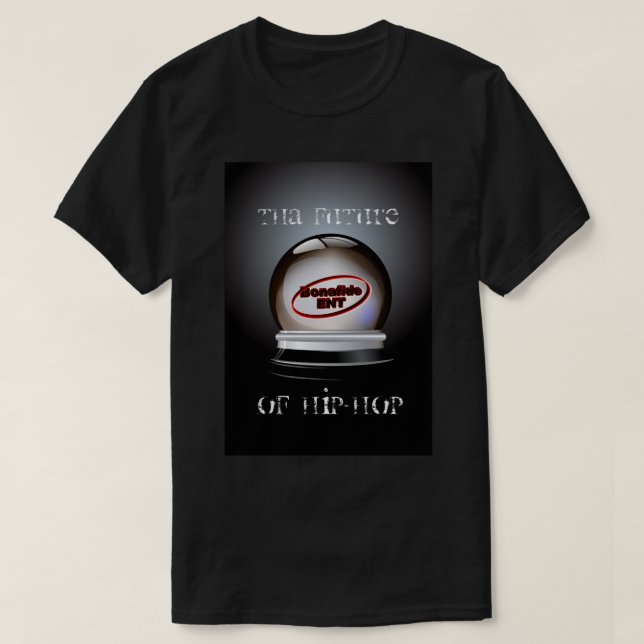 'FUTURE of HIP-HOP' Crystal Ball T-Shirt (Design Front)