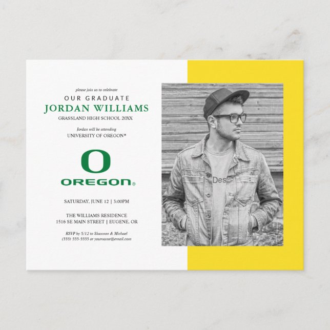 Future Oregon Grad Announcement (Front)