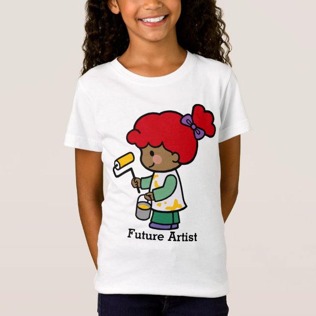 Future Painter Artist with Roller T-Shirt (Front)